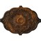 Ekena Millwork Pesaro Ceiling Medallion, Hand-Painted Rust, 36"W x 26"H x 1 1/2"P CM36X26PERUS - alternate 1